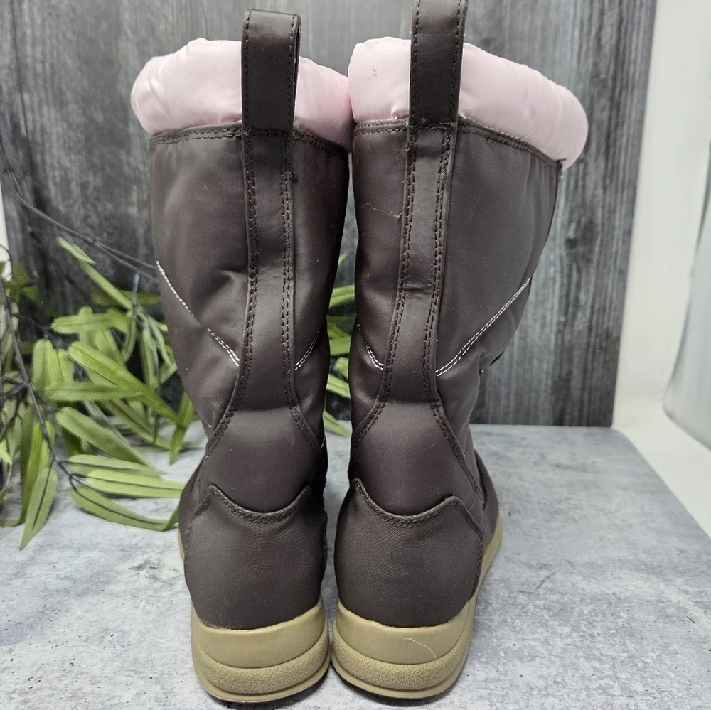 C9 By Champion | Nanette Brown Light Pink Winter Snow Boots Size 6